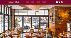 Desktop Screenshot of casabellarestaurant.com